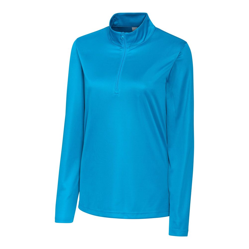 NWT Clique Ocean Blue Spin Eco Performance Half Zip Womens Pullover